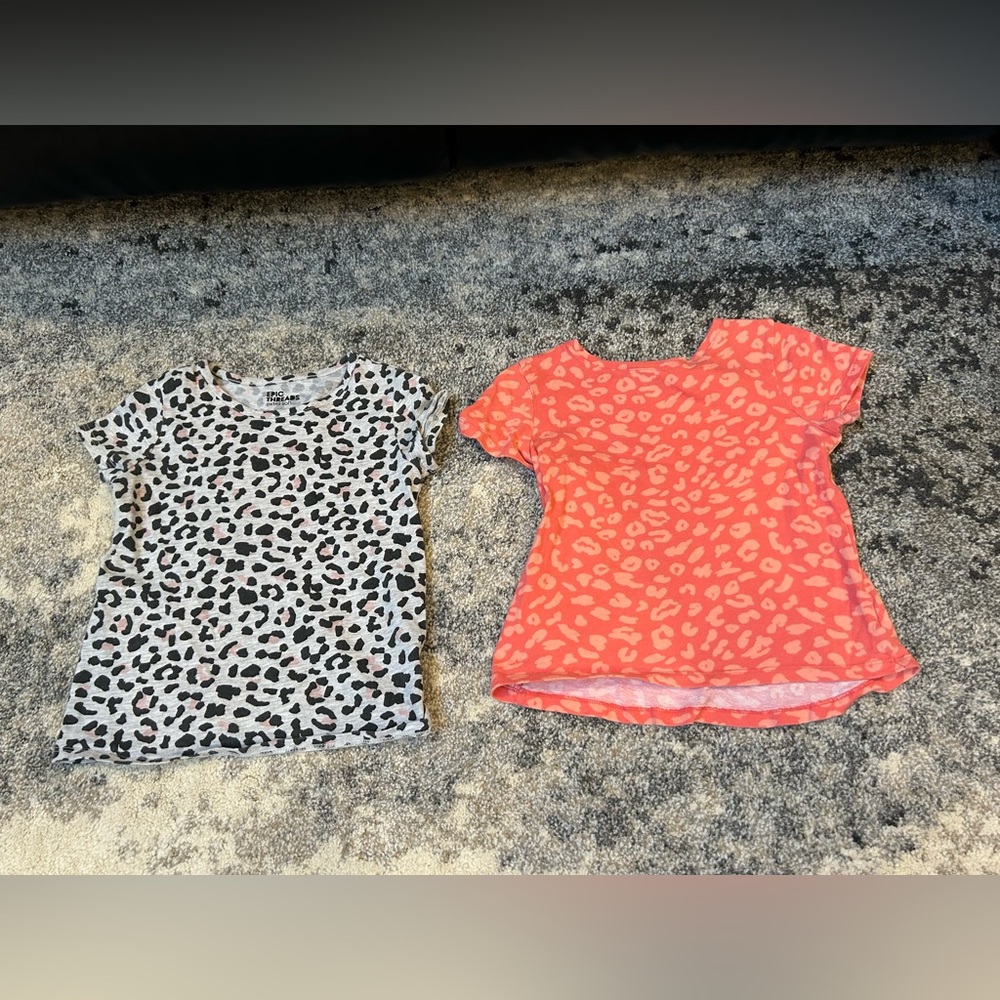Leopard Print girls shirts